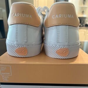 BRAND NEW!!! Cariuma Special Edition Collaboration White and Peach Women Size 11